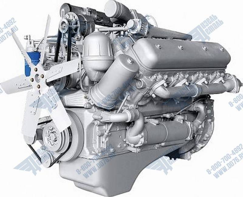 238ДЕ2-1000186-36 Двигатель ЯМЗ 238ДЕ2 без КП и сцепления 36 комплектации